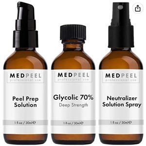 Glycolic Acid Peel 70% ( Professional Strength Medical Grade Chemical Peel Set)